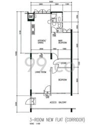 Blk 77 Telok Blangah Drive (Bukit Merah), HDB 3 Rooms #356524801